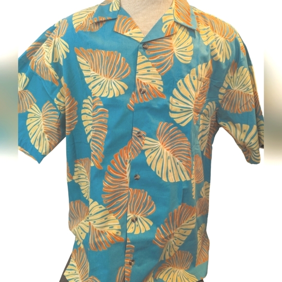 Tori Richard Hawaiian Button Down Short Sleeve Cotton Shirt...Size XL - Picture 1 of 8